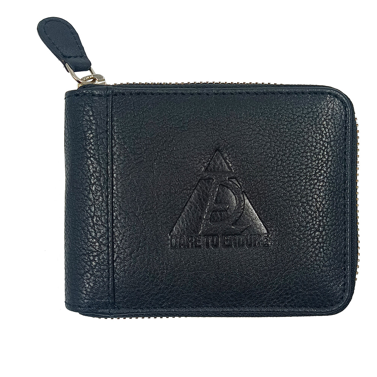 Black-zipper-wallet-front