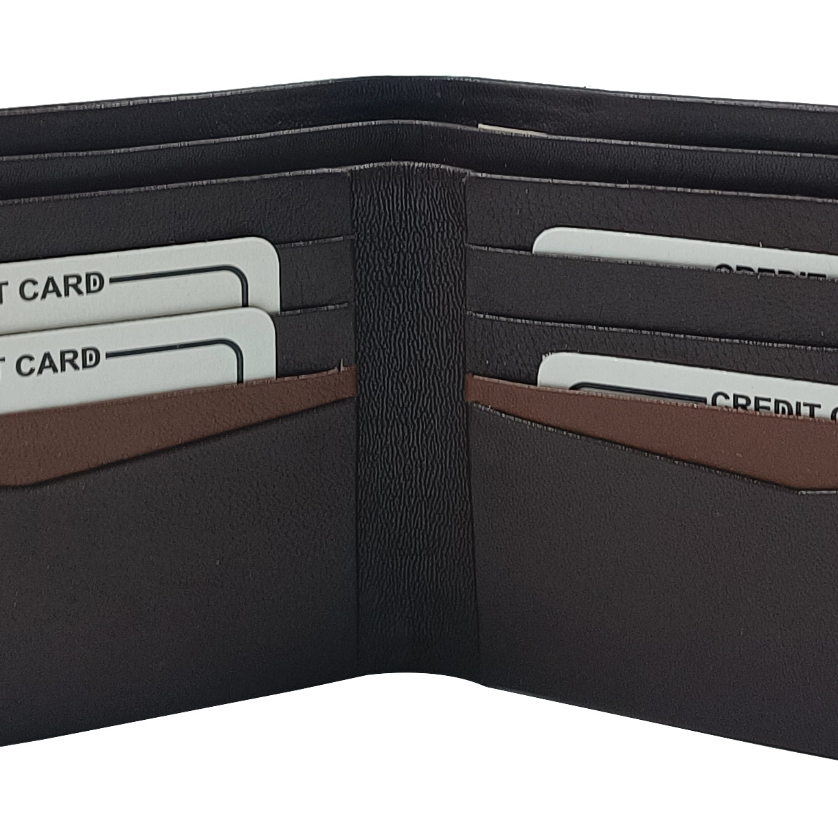 Leather Dark Brown Wallet for Men