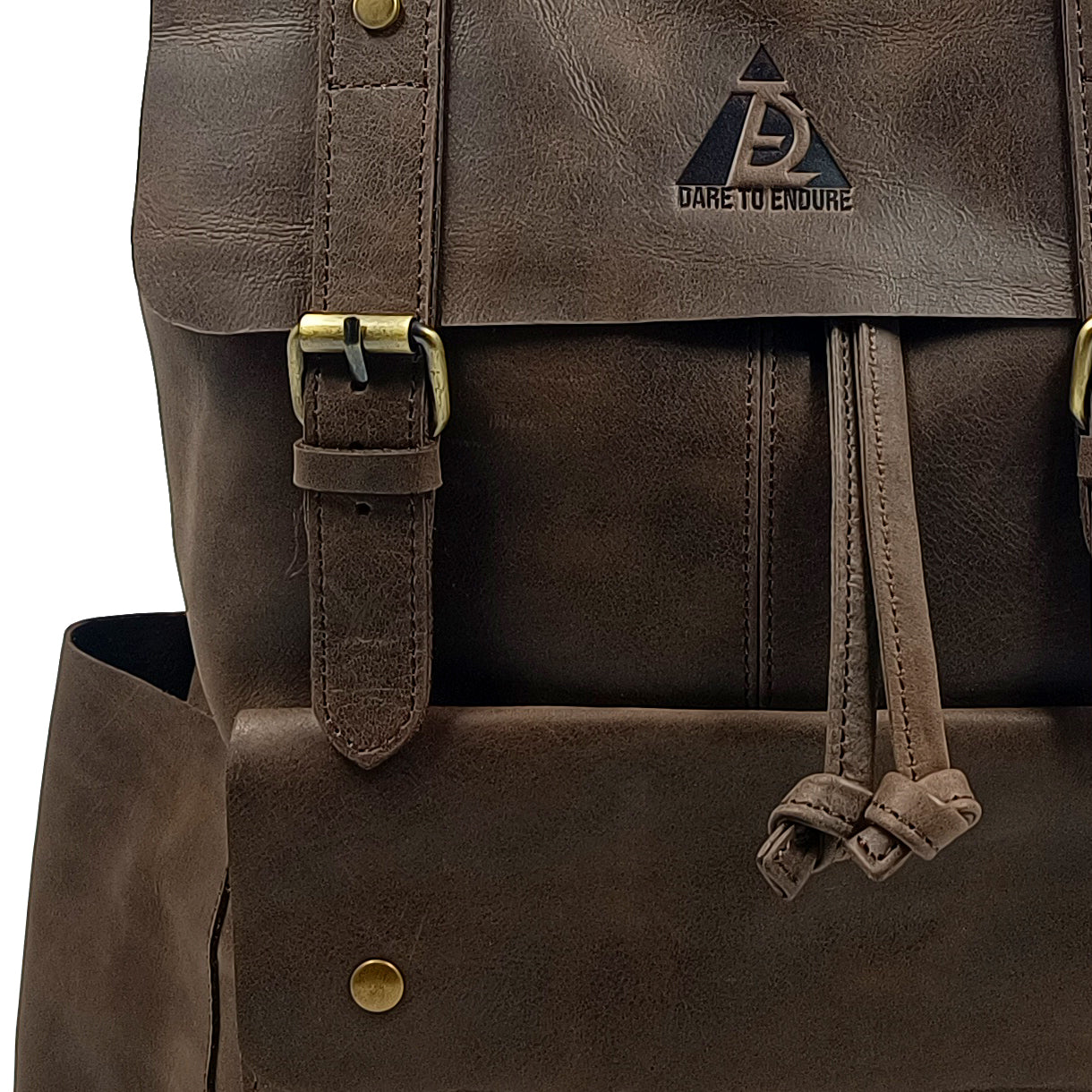 Handmade-Leather-Dark-Brown-finish-Travel-_-laptop-backpack-bag-detail