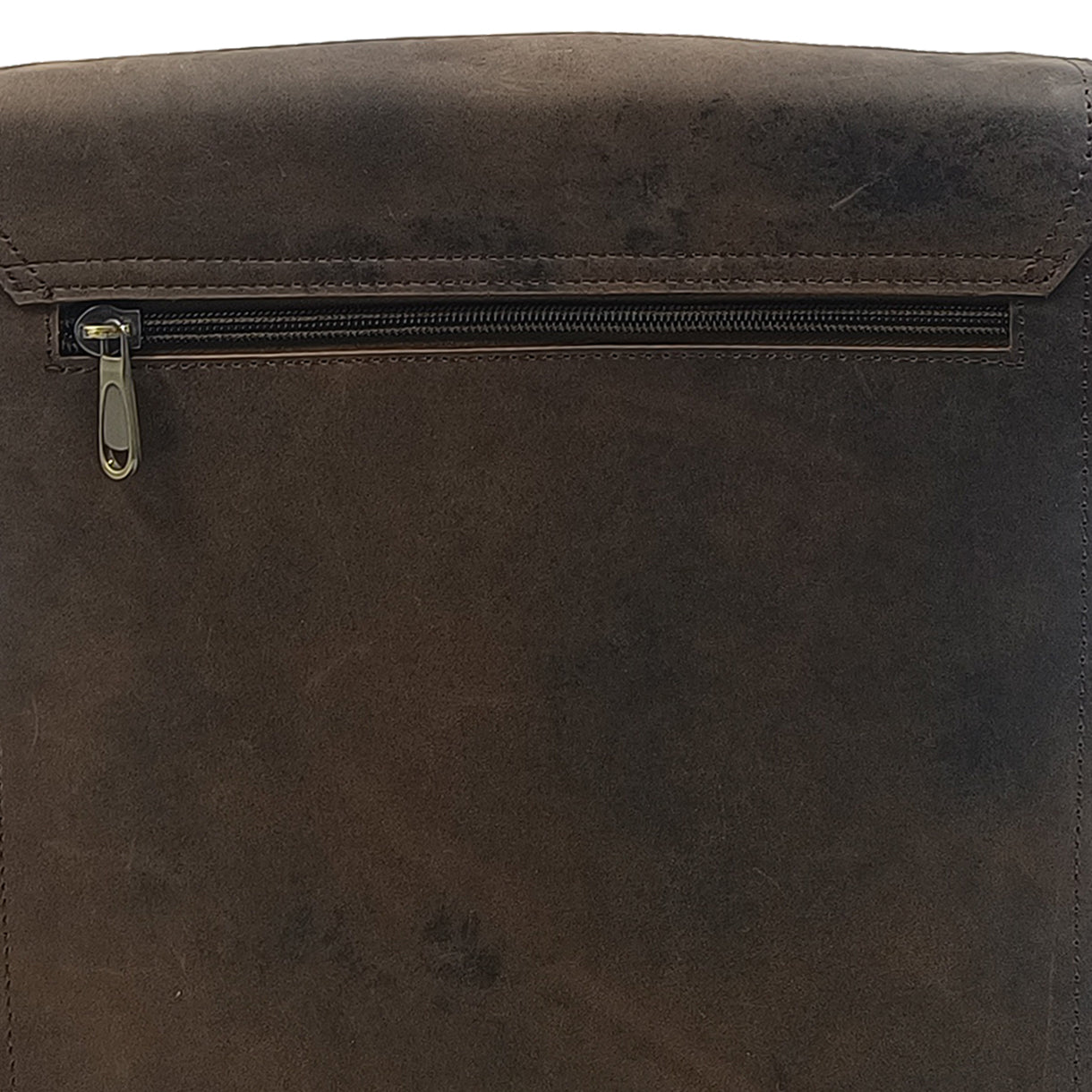 Leather Havana Brown Messenger Bag for Notepad