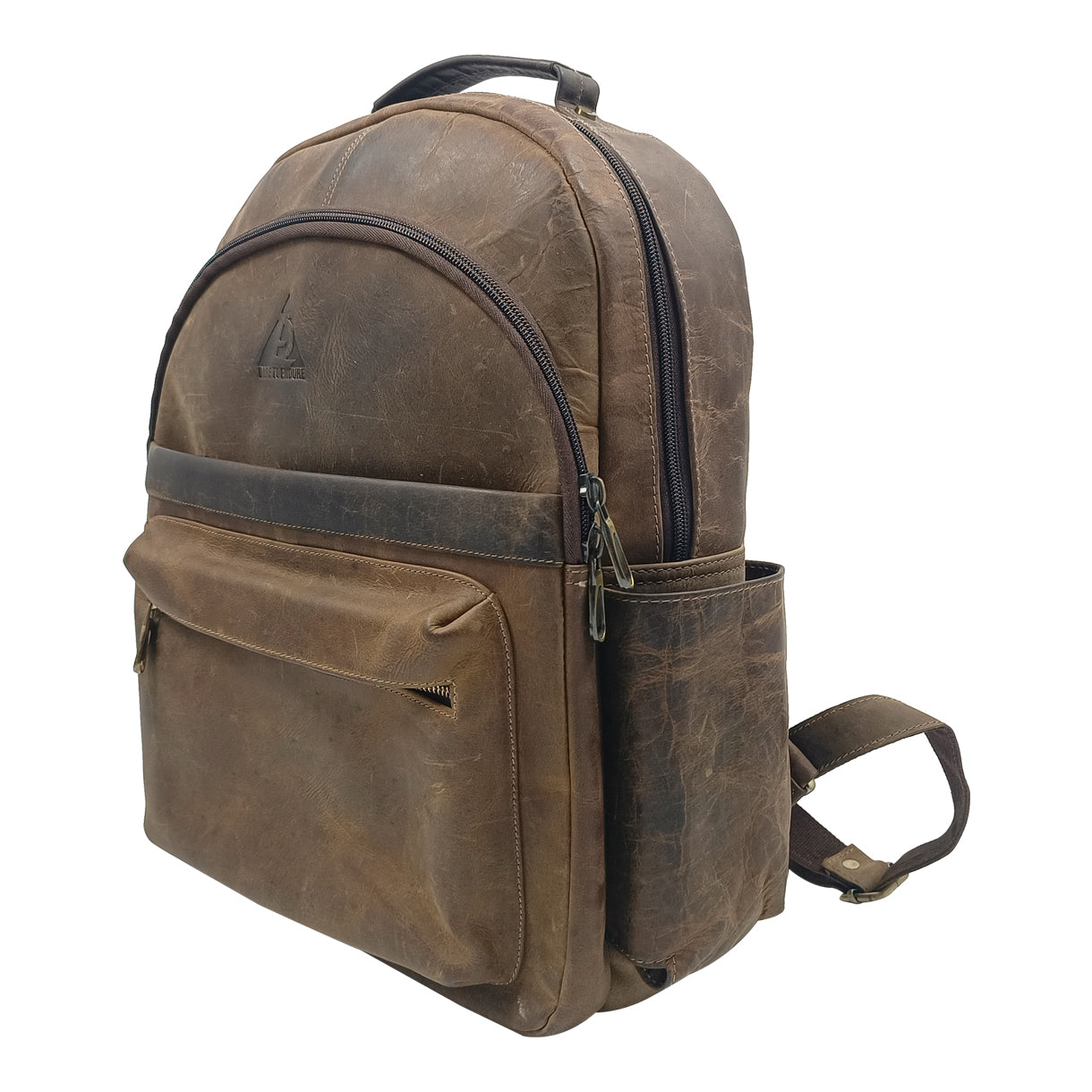 Leather Pulpis Brown Laptop Backpack Bag