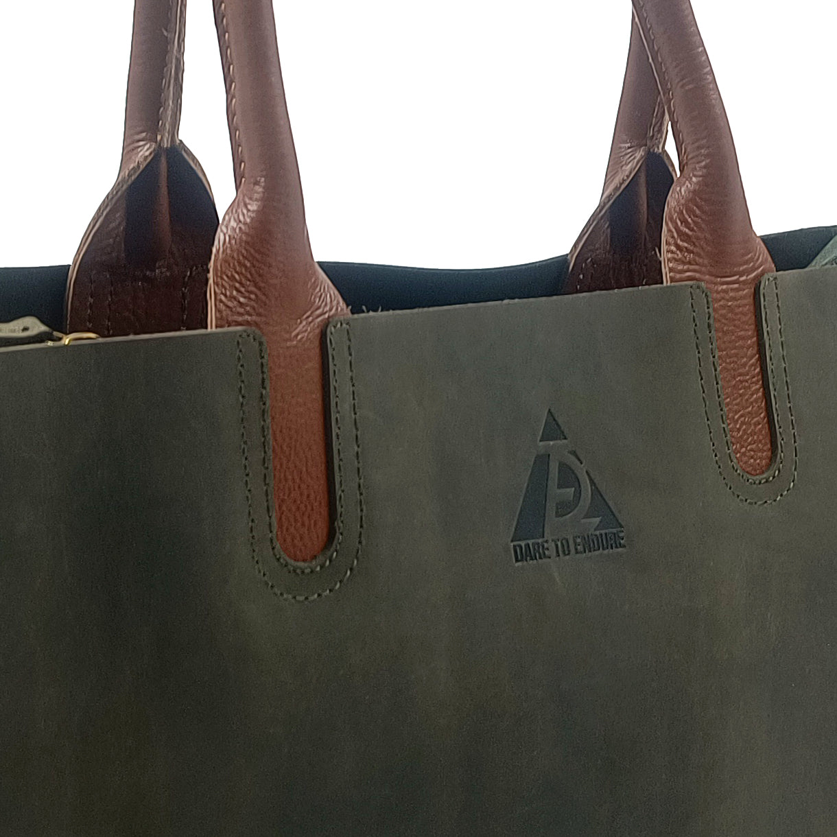 dark-muted-green-finish-Handbag-detail-1