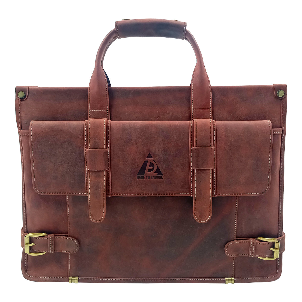 Auburn-finish-Laptop-Bag-front