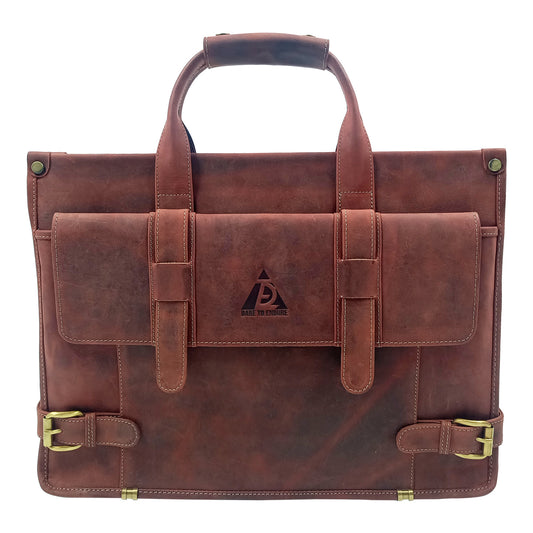 Auburn-finish-Laptop-Bag-front