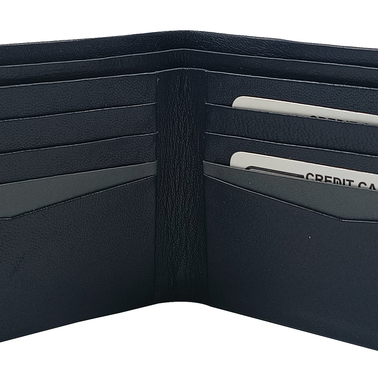 Leather Dark Blue Wallet for Men