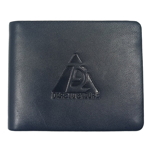 Leather Dark Blue Wallet for Men