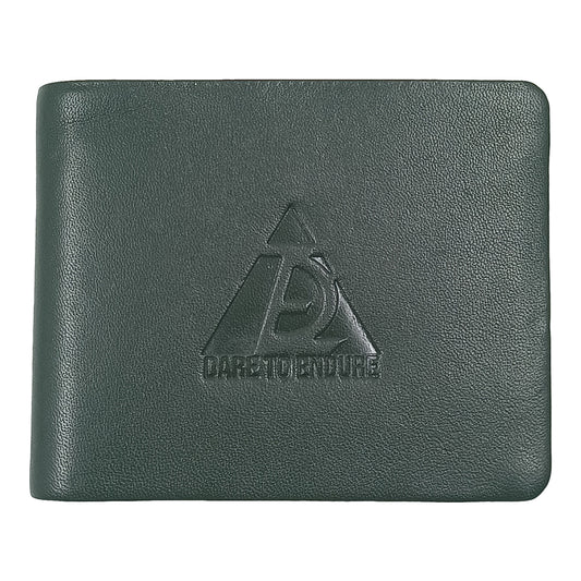Leather Green Wallet for Men