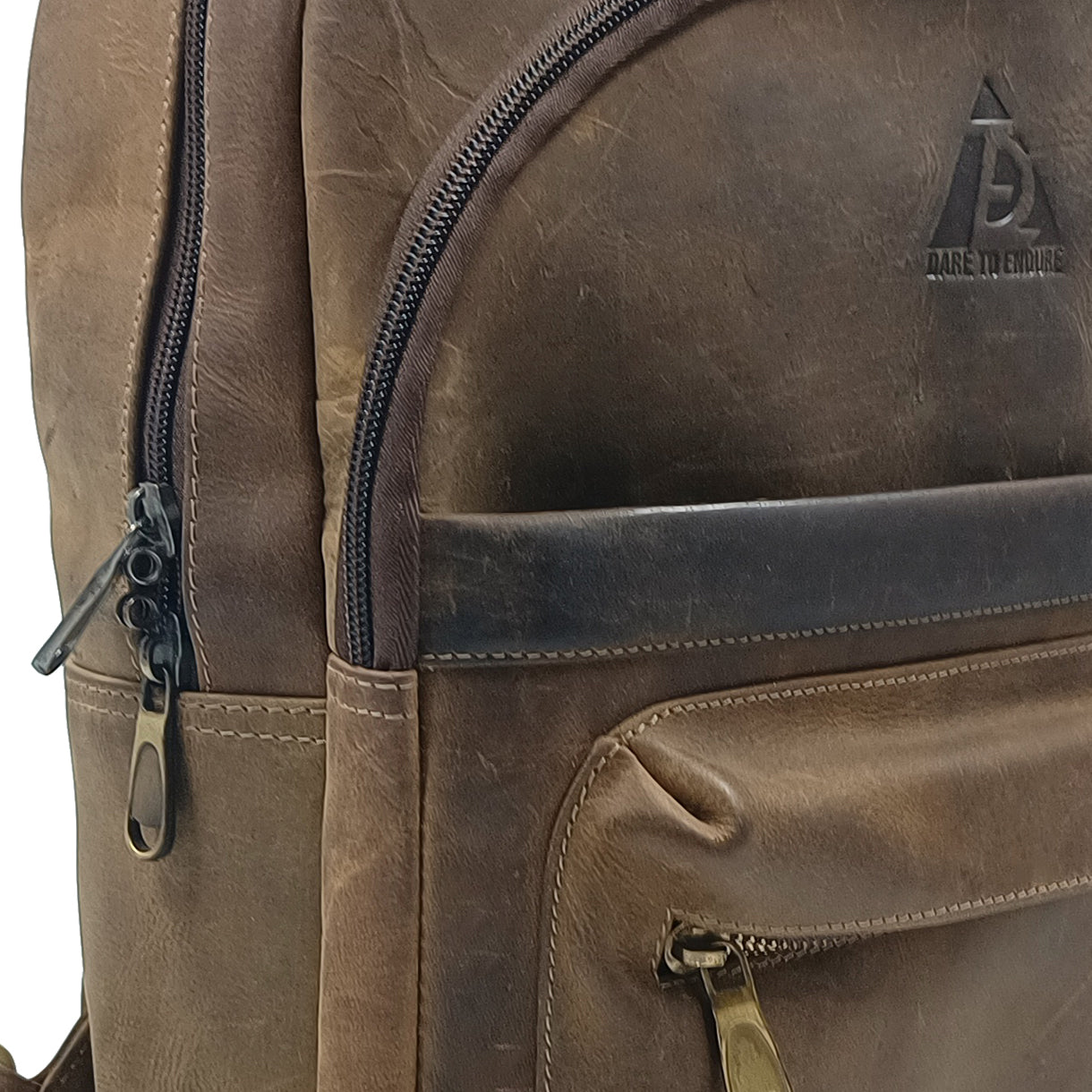 Leather Pulpis Brown Laptop Backpack Bag