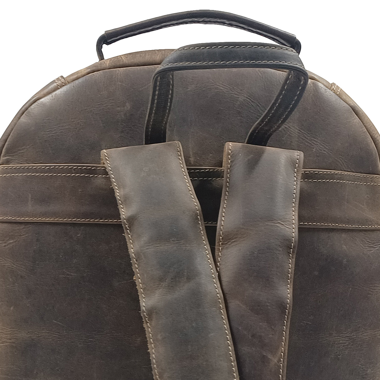 Leather Pulpis Brown Laptop Backpack Bag